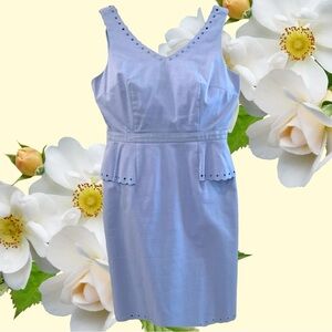 Antonio Melanie Dress  Size 6 Light Blue